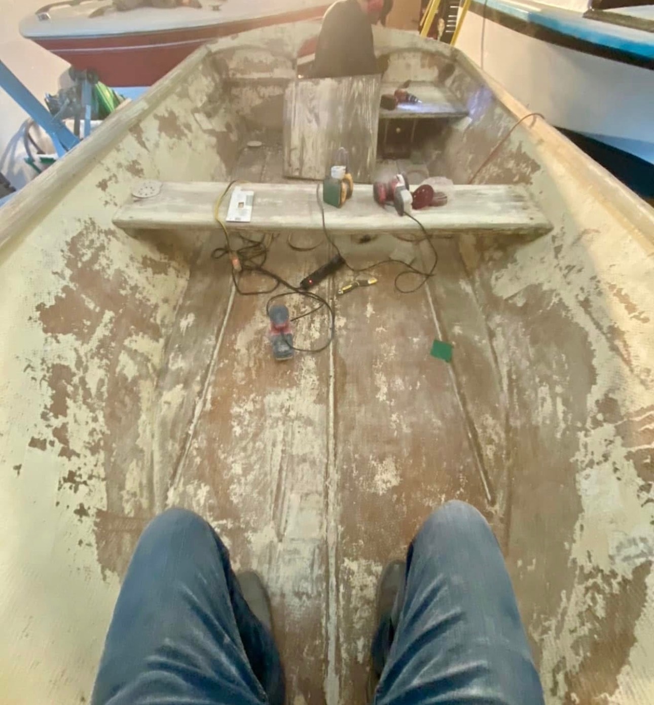 Fiberglass repair detail by Invictus Marine